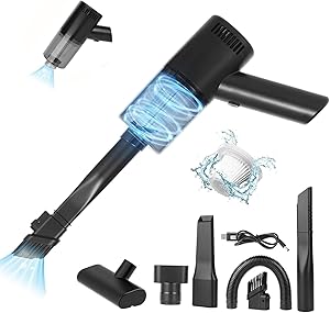Aspirador de Mano,Aspiradora Coche Potente,13000PA/S&oacute;lidos y L&iacute;quidos,Aspiradora de Mano sin Cable,Mini Aspiradora de Mano para Hogar,sof&aacute;,Oficina