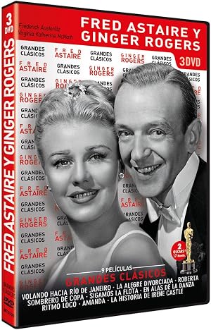 Colecci&oacute;n Grandes Cl&aacute;sicos: Fred Astaire y Ginger Rogers (Volanda Hacia R&iacute;o de Janeiro / La Alegre Divorciada / Roberta / Sombrero de Copa / Sigamos la Flota / En Alas de la Danza / y m&aacute;s) [DVD]
