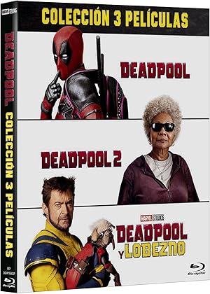 Deadpool 1+2+3 (Blu-ray) Pack 3 Peliculas