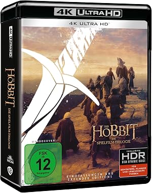 Der Hobbit: Die Spielfilm Trilogie - Extended Edition [4K Ultra-HD] [Alemania] [Blu-ray]