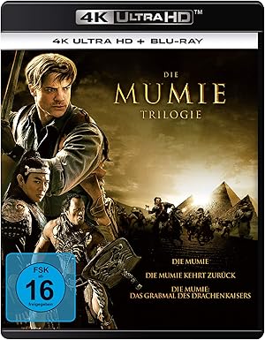 Die Mumie Trilogie - Die Mumie / Die Mumie kehrt zur&uuml;ck / Die Mumie: Das Grabmal des Drachenkaisers (3 4K Ultra-HD) (+ 3 Blu-rays) [Alemania] [Blu-ray]