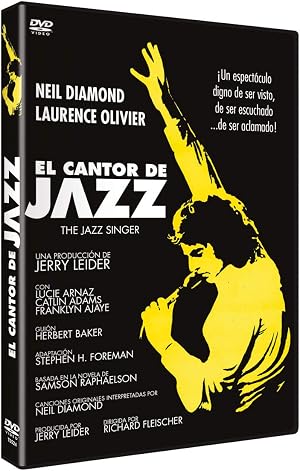El Cantor de Jazz DVD 1980 The Jazz Singer