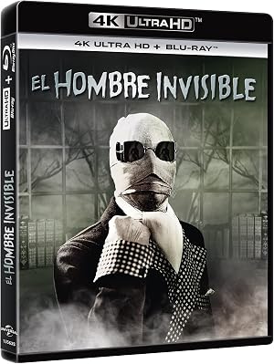 El hombre invisible (4K UHD + Blu-ray) [Blu-ray]