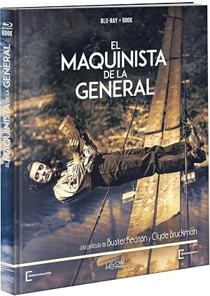 El Maquinista de la General (The General) (1926) (Buster Keaton) - Ed. Libro (64 pags) (Blu-ray)