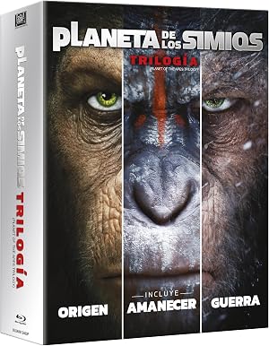 El Planeta de los Simios (4K UHD + Blu-ray) Pack 3 peliculas: El Origen del Planeta de los Simios, El Amanecer del Planeta de los Simios, La Guerra del Planeta de los Simios [Blu-ray]