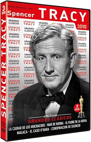 Grandes Cl&aacute;sicos Spencer Tracy: (La ciudad de los muchachos/Mar de hierba/El padre de la novia/Malaca/El caso O'Hara/Conspiraci&oacute;n de silencio) [DVD]
