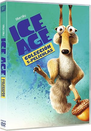 Ice Age 1-5 (DVD) Pack 5 peliculas: La Edad de Hielo, El Deshielo, El Origen de los Dinosaurios, La Formacion de los Continentes, El Gran Cataclismo
