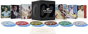 James Bond: Sean Connery 6-Film Collection Library Case [Blu-Ray 4K] (No hay versión española)