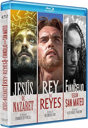 Jesucristo (Blu-ray) Pack 3 peliculas: Jesus de Nazaret (1977) / Rey de Reyes (1961) / El Evangelio seg&uacute;n San Mateo (1964)