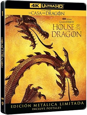 La casa del drag&oacute;n (Temporada 1) (4K UHD) (Ed. especial met&aacute;lica) [Blu-ray]