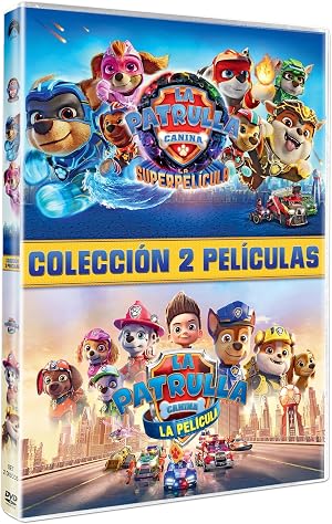 La Patrulla Canina (Paw Patrol) Pack 2 peliculas (DVD): La Pelicula (The Movie) + La Superpelicula (The Mighty Movie)