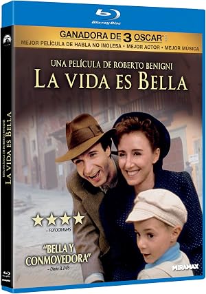 La Vida es Bella (La vita &egrave; bella) (Life is Beautiful) (1997) (Roberto Benigni) (Blu-ray)