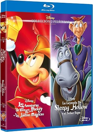 Las Aventuras de Bongo, Mickey y las Jud&iacute;as Magicas (Fun and Fancy Free) (1947) & La leyenda de Sleepy Hollow y el Se&ntilde;or Sapo (The Adventures of Ichabod and Mr. Toad) (1949) (Blu-ray) (1 disco)