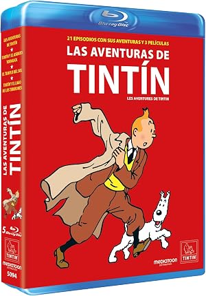 Las Aventuras de Tint&iacute;n (5 BDs) Serie Completa. Les Aventures de Tintin