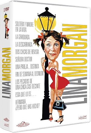 Lina Morgan(DVD)Pack 10:Dos chicas revista/Una pareja&hellip;distinta/Esta que lo es/Soltera y madre.../Graduada/Descarriada/Se&ntilde;ora doctor/Fin semana desnudo/Pecados chica casi decente/Hermana&iquest;que has hecho?