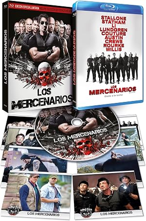 Los Mercenarios BD 2010 The Expendables con Funda y 8 Postales