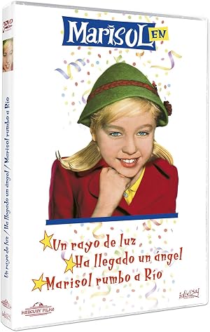 Marisol (DVD) Pack 3 peliculas: Un rayo de luz / Ha llegado un angel / Marisol rumbo a R&iacute;o