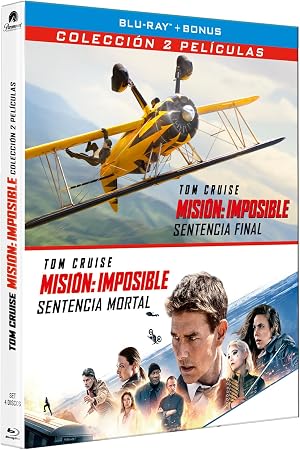 Mision Imposible (Mission Impossible) 7+8 (Blu-ray + Blu-ray Extras) Pack 2 peliculas: Sentencia Mortal (Dead Reckoning) + Sentencia Final (The Final Reckoning) (4 discos)