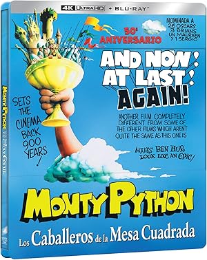Monty Python y los caballeros de la mesa cuadrada (4k UHD ecial metálica)