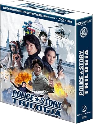 Police Story Trilogy Edici&oacute;n Coleccionistas 4K. Police Story / Police Story 2 / Police Story 3. Bluray