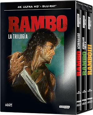 Rambo - La Trilogia (4K UHD + Blu-ray) Pack 3 peliculas: Acorralado Parte I / Acorralado Parte II / Rambo III