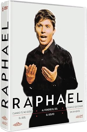 Raphael (DVD) Pack 6 peliculas: Cuando Tu No Estas / Al Ponerse el Sol / Digan lo que digan / El Angel / El Golfo / Sin un Adios