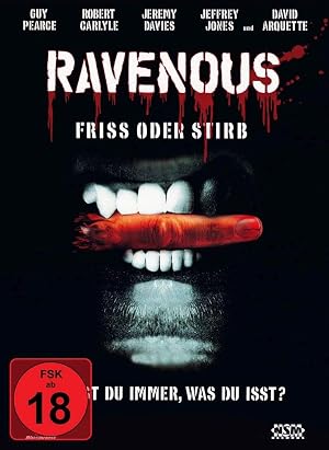 Ravenous - uncut (Blu-Ray+DVD) auf 500 limitiertes Mediabook Cover A [Limited Collector's Edition] [Francia] [Blu-ray]