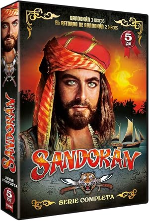 Sandok&aacute;n + El Regreso de Sandokan (Serie de TV 1976) 5 DVDs