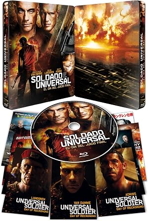 Soldado Universal: El D&iacute;a del Juicio Final [Blu-ray] Edici&oacute;n Especial Numerada Met&aacute;lica con 8 Postales