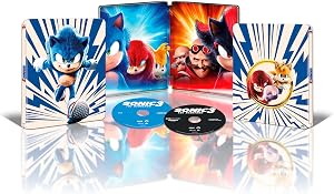 Sonic 3: La Pelicula (Sonic the Hedgehog 3) (Steelbook 1 - Sonic) (4K UHD + Blu-ray)