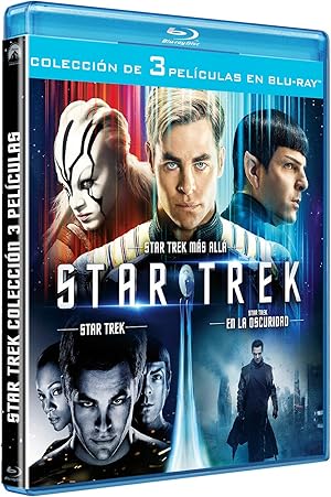 Star Trek 11-13 (Blu-ray) Pack 3 peliculas: Star Trek (2009) / Star Trek En La Oscuridad (2013) / Stra Trek Mas Alla (2016)