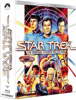 Star Trek I - IV Pack The Original 4-Movie Collection (4K UHD + Blu-ray): I.- La Pelicula; II.- La Ira de Khan; III.- En Busca de Spock; IV.- Mision Salvar la Tierra