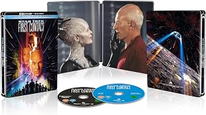 Star Trek VIII: Primer Contacto (Steelbook 30 Aniversario) (First Contact) (1996) (Jonathan Frakes) (4K UHD + Blu-ray)