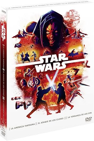 Star Wars Episodios 1-3 (DVD) (Ediciones remasterizadas): La Amenaza Fantasma, El Ataque de los Clones, La Venganza de los Sith
