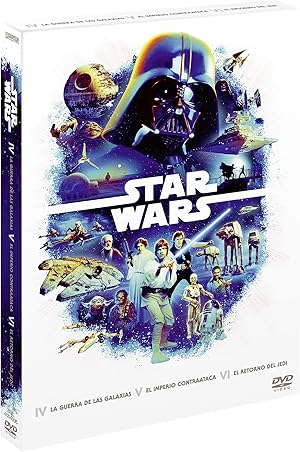 Star Wars Episodios 4-6 (DVD) (Ediciones remasterizadas): La Guerra de las Galaxias, El Imperio Contraataca, El Retorno del Jedi