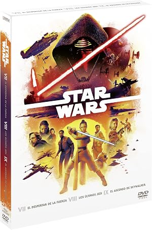 Star Wars Episodios 7-9 (DVD) (Ediciones remasterizadas): El Despertar de la Fuerza, Los Ultimos Jedi, El Ascenso de Skywalker