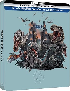Trilog&iacute;a Jurassic World (4K UHD ecial met&aacute;lica)