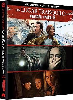Un Lugar Tranquilo 1+2+3 (A Quiet Place) (4K UHD Pack 3 Peliculas
