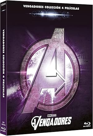 Vengadores 1-4 + Disco Extras (Blu-ray) Pack 4 peliculas: Los Vengadores, La Era de Ultron, Infinity War, Endgame + Disco extras Endgame