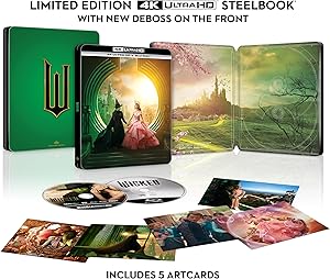 Wicked [4K Ultra HD & Blu-Ray] Limited Edition Steelbook & Artcards