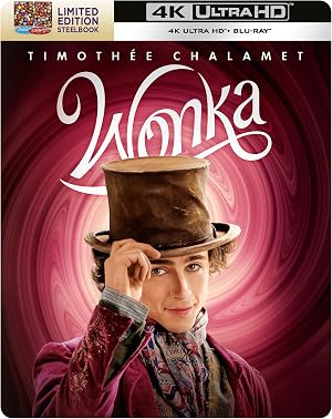 Wonka Amazon Exclusive Steelbook [4K Ultra HD] [2023]